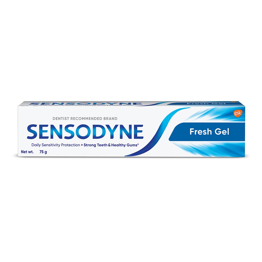 Sensodyne Fresh Gel Toothpaste, Sensitive For Daily Sensitivity Protection - 75 g Sensodyne Fresh Gel Toothpaste, Sensitive For Daily Sensitivity Protection - 75 g