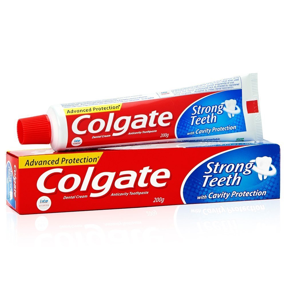 Colgate Toothpaste Dental Cream Strong Teeth - 200g (Pack of 2) Colgate Toothpaste Dental Cream Strong Teeth - 200g (Pack of 2)