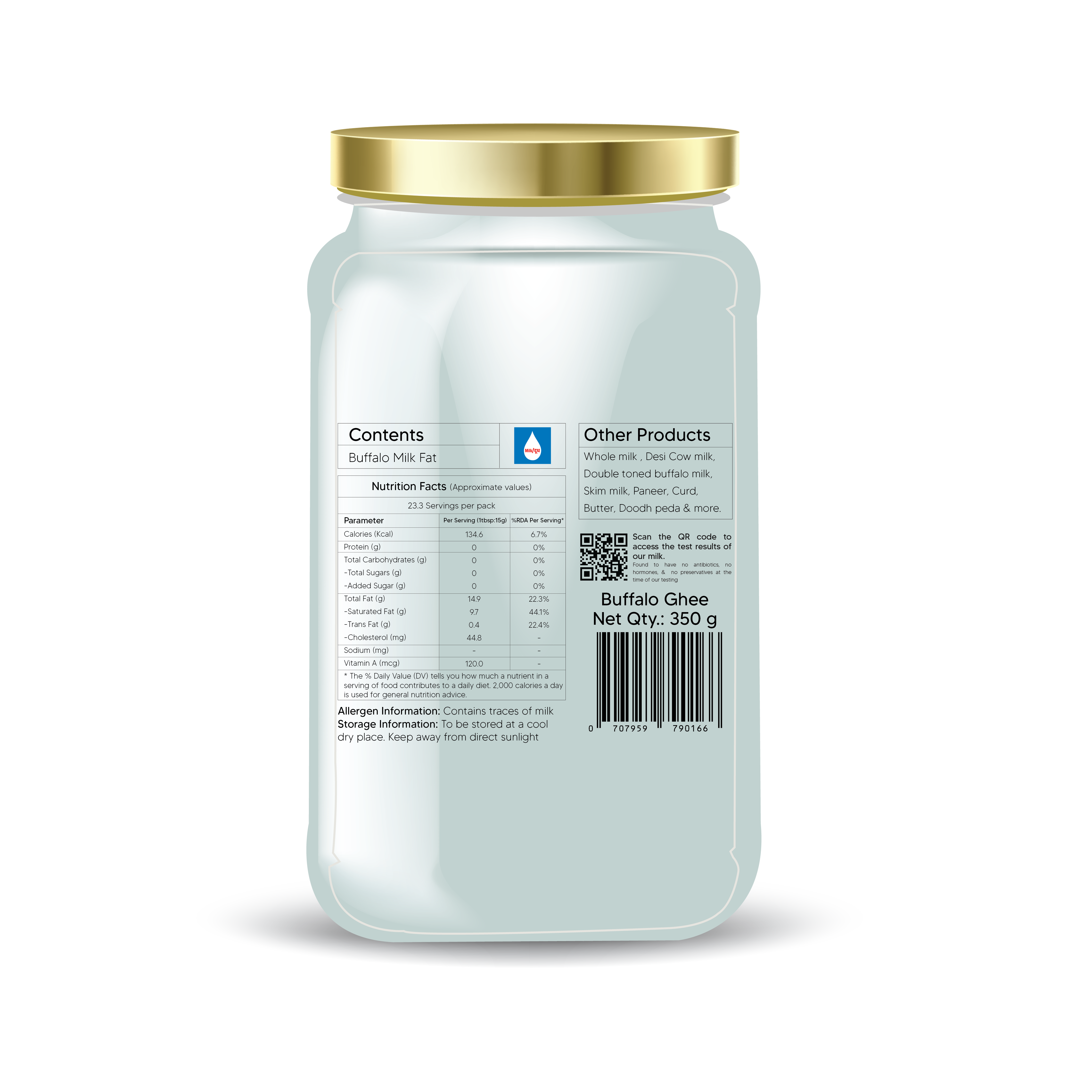 Buffalo Ghee 350gms