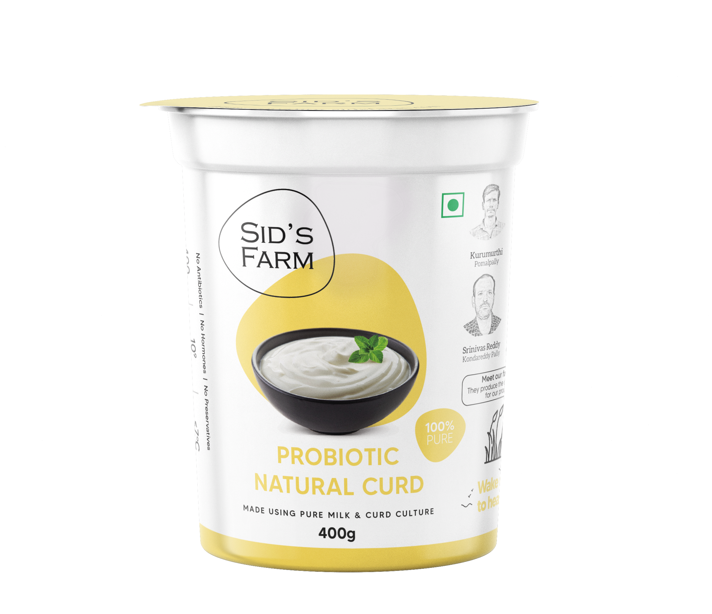 Natural Probiotic Cup Curd