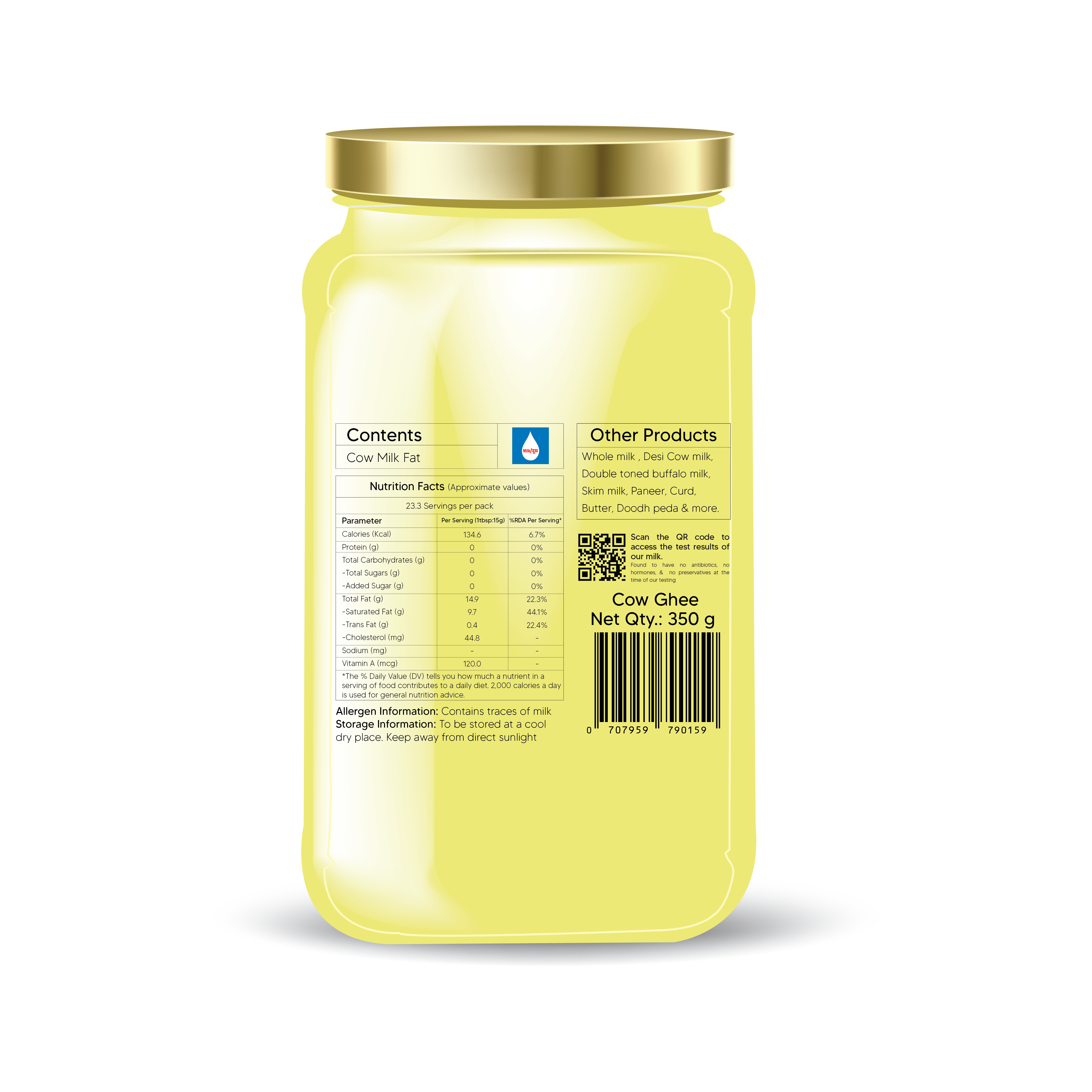 Cow Ghee 350gms