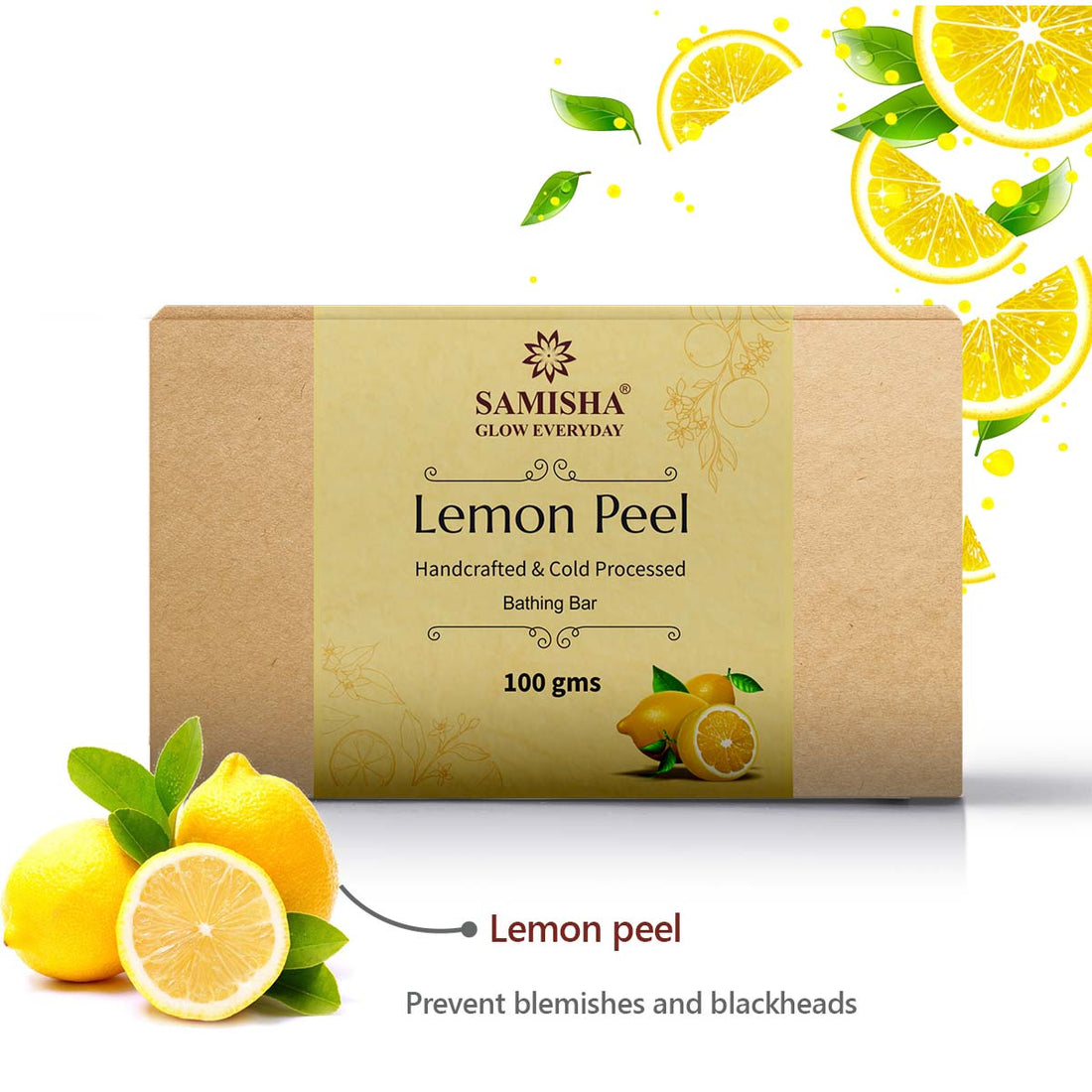 Lemon Peel Soap - 100gm Lemon Peel Soap - 100gm