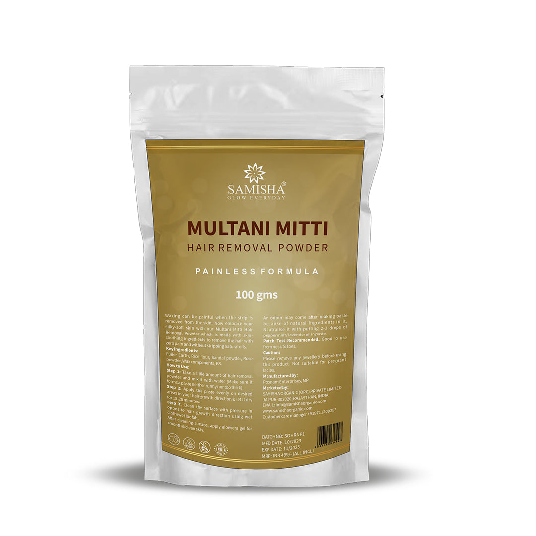 Multani Mitti Hair Removal Powder - 100gm Multani Mitti Hair Removal Powder - 100gm