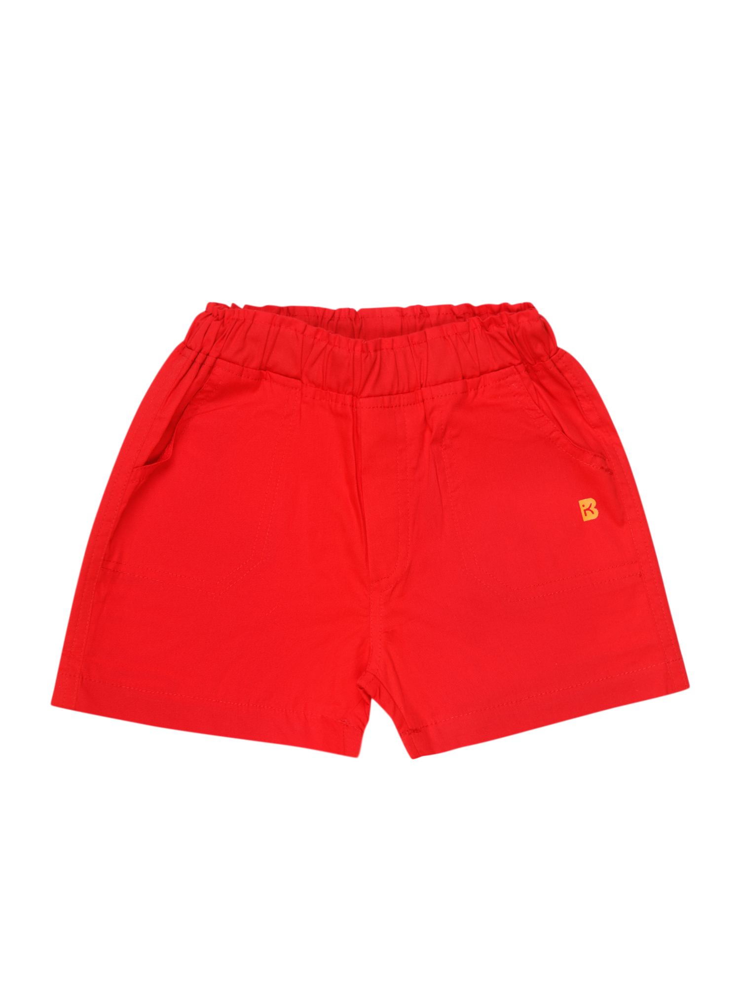 Bodycare Boys Solid Shorts - Tomato Red 6-12M