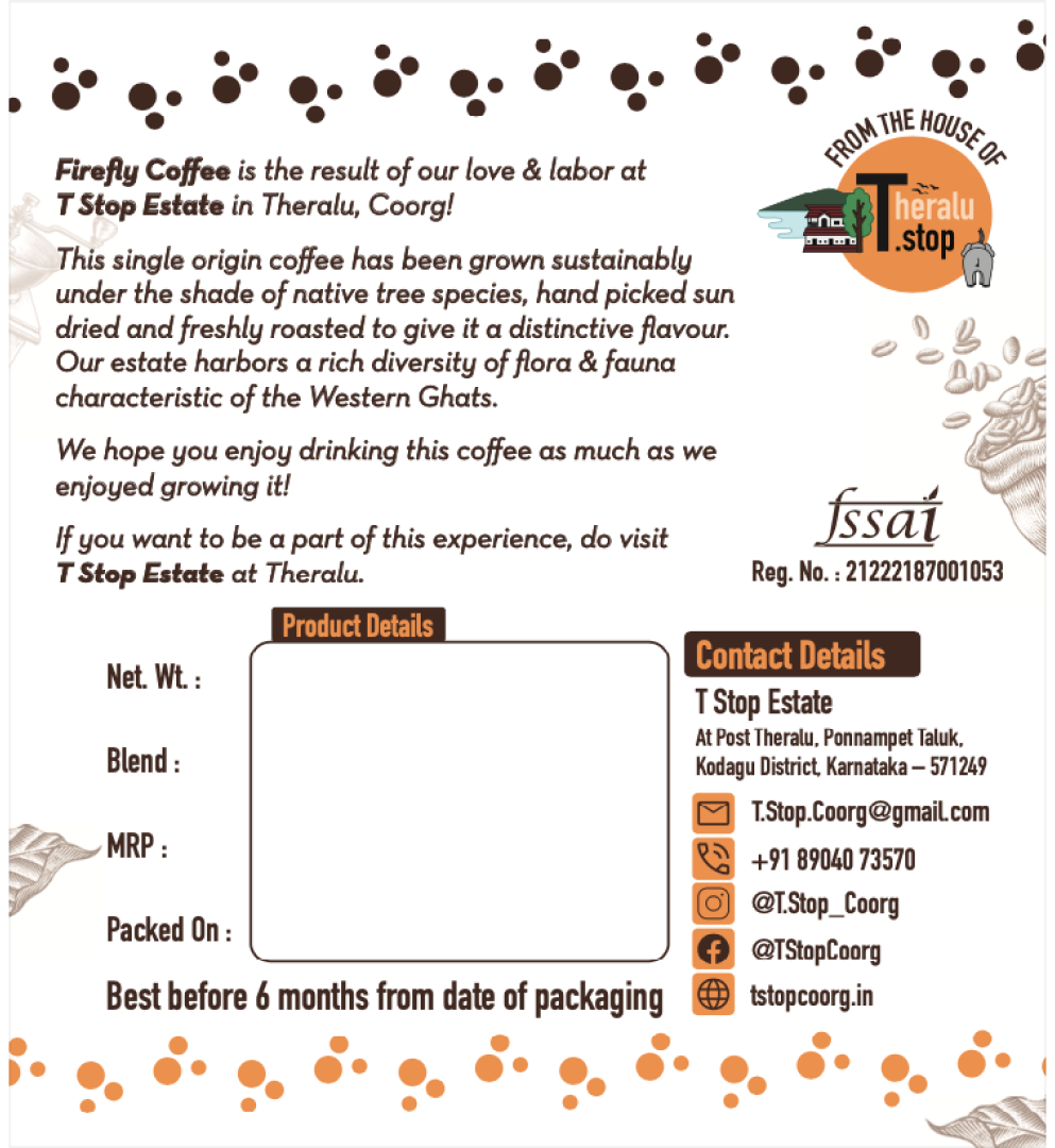 Firefly Roast Coffee Beans - Robusta