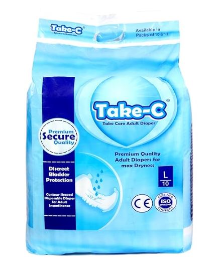 Adult Diapers L 10'S Take C