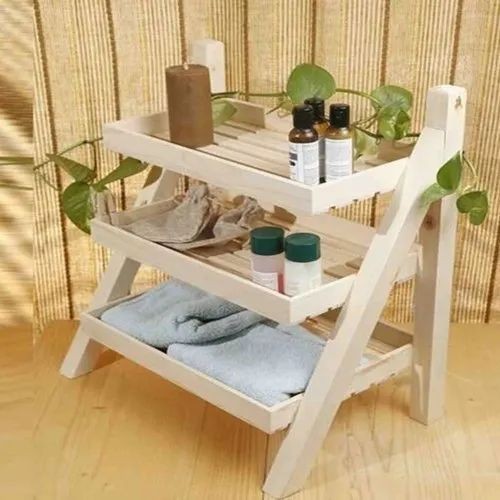 Wooden Bathroom Organizer