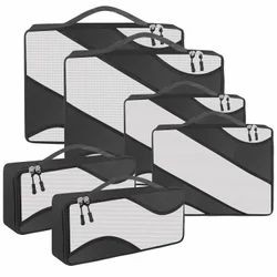 Plain Poly Canavs Printed Pouches, Shape: Square
