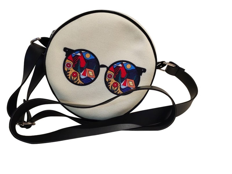 Printed Astara Round Sling Bag