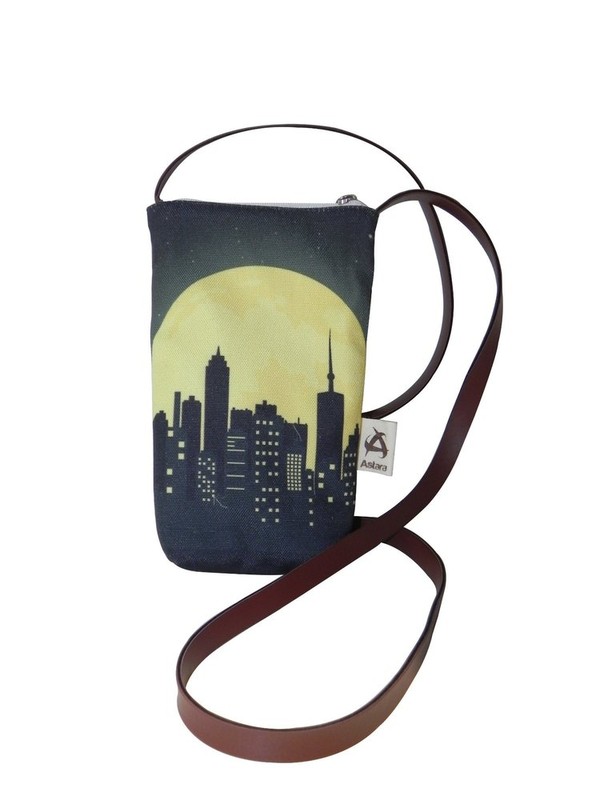 Astara Women Canvas Mobile Sling Bag, Packaging Type: Single Cellophane