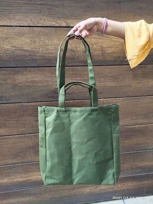 Cotton Astara Canvas Messenger Bag