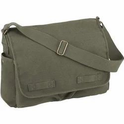 Cotton Astara Canvas Messenger Bag