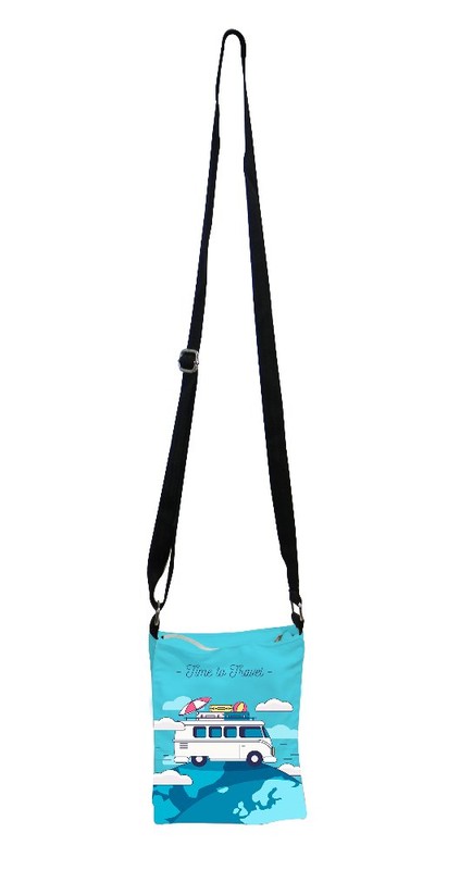 Canvas Astara Printed Travel Sling Bag