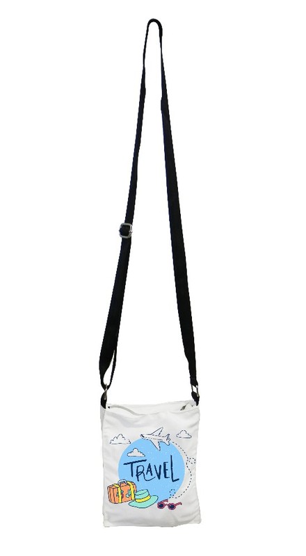 Canvas Astara Printed Travel Sling Bag