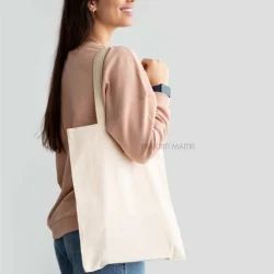 Printed Astara Poly Canvas Beach Bag