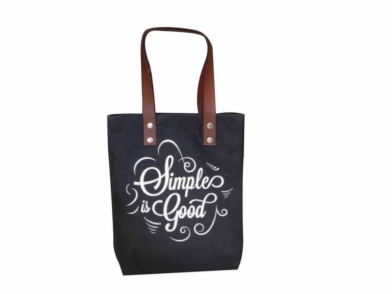 Astara Printed Canvas Tote Bag