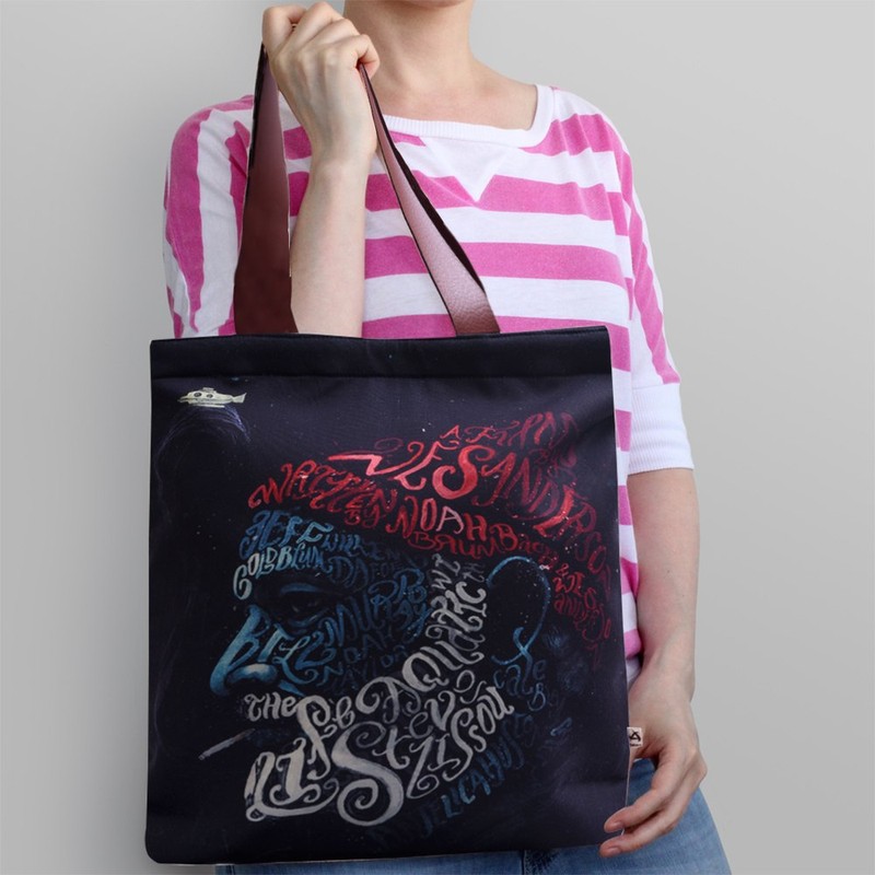 Printed Astara Polycanvas Tote Bag