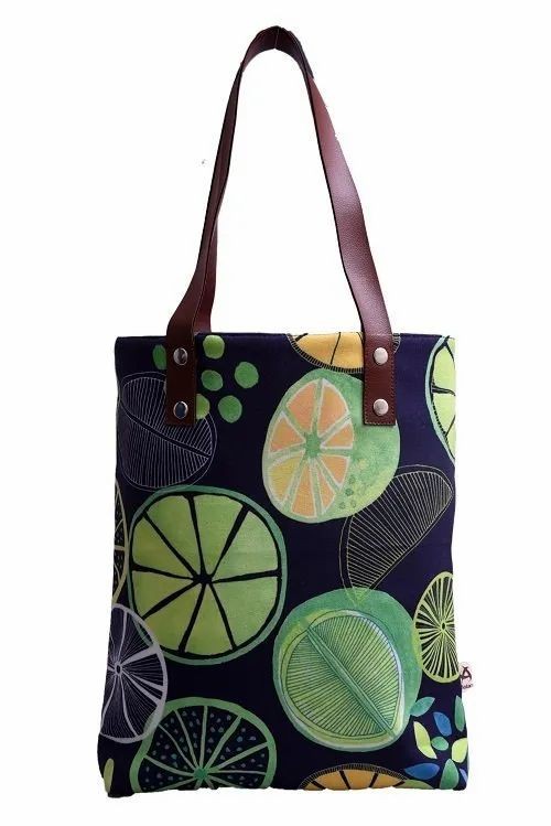 Astara printed canvas bag