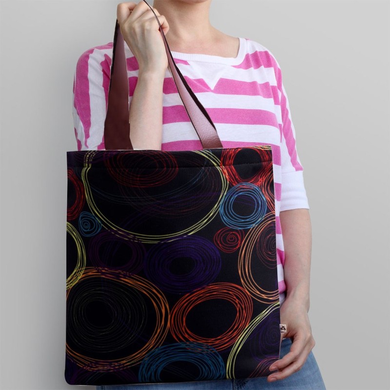 Astara printed canvas bag