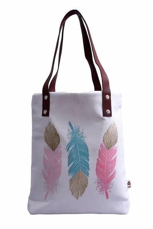 Canvas Astara Printed Tote Bag