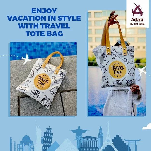 PU Handle AstaraTote Bag