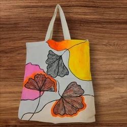 Cotton Canvas Zippered bag