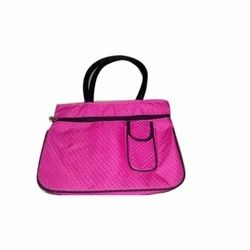 Printed Pu Handle Tote Bag