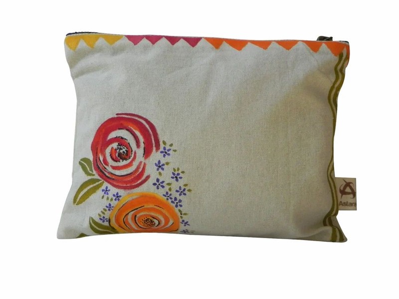 Astara Nylon Cosmetic Pouch, Zipper
