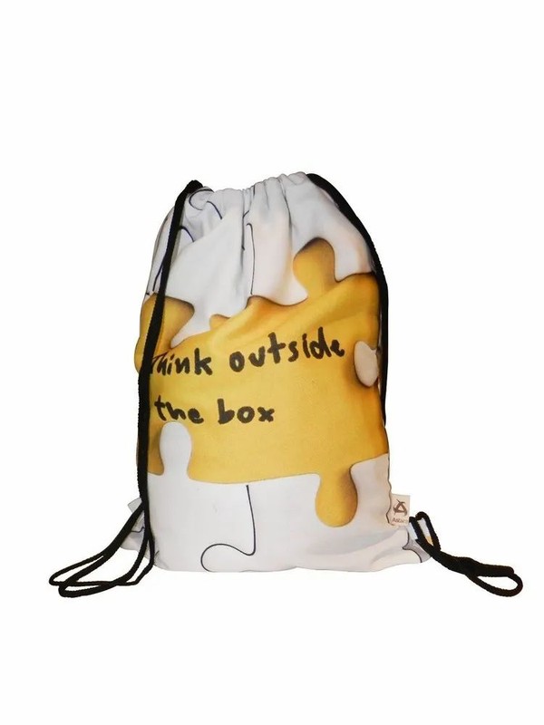 Astara printed drawstring bag