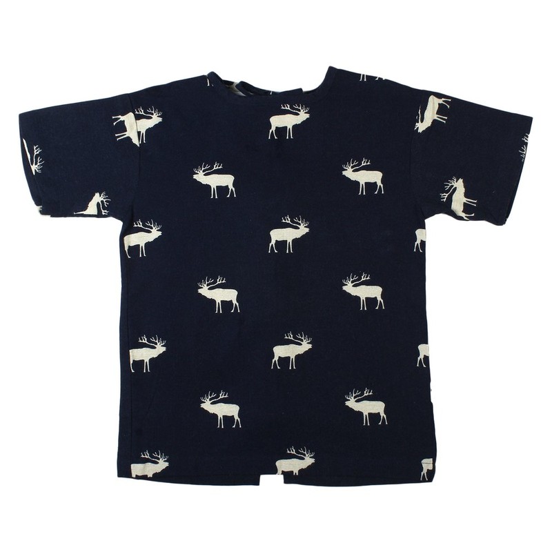 Black Pure Cotton Ara Hospital Pediatric Dress