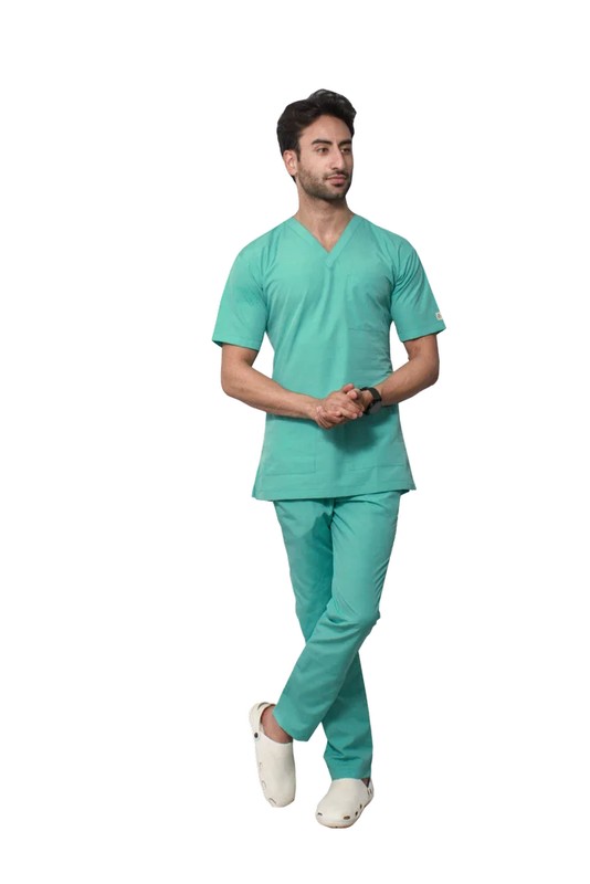 Multicolor Poly cotton Medical Scrub - Hospital Garments