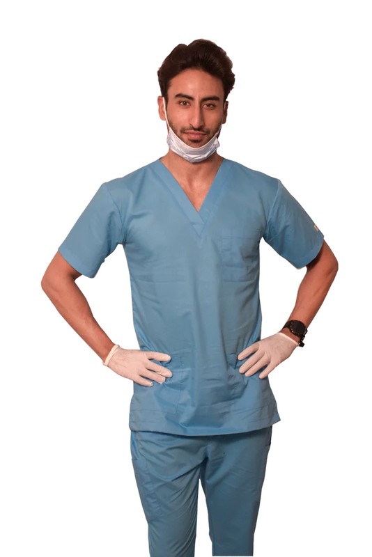 Multicolor Poly cotton Medical Scrub - Hospital Garments