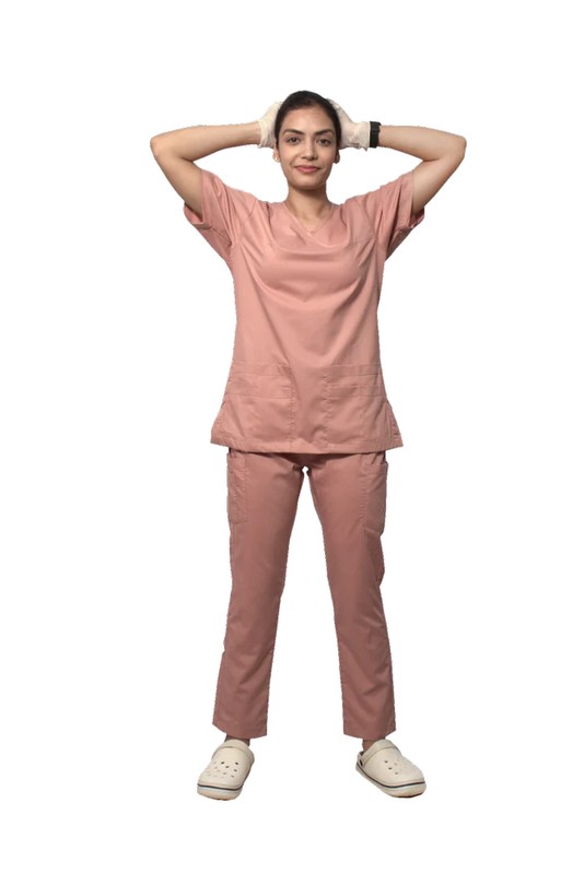 Multicolor Poly cotton Medical Scrub - Hospital Garments