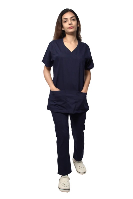 Multicolor Poly cotton Medical Scrub - Hospital Garments