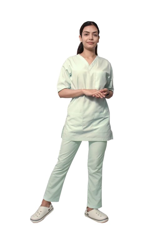 Multicolor Poly cotton Medical Scrub - Hospital Garments