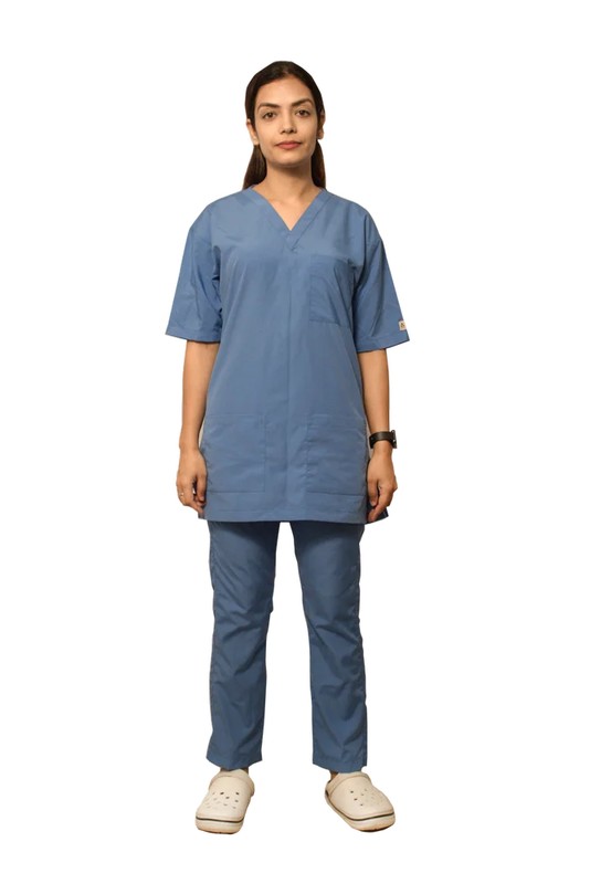 Multicolor Poly cotton Medical Scrub - Hospital Garments