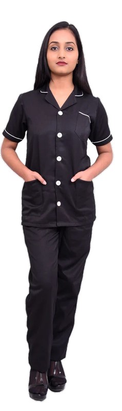 Cotton Corporate Ara House Keeping Uniform, For Office, Size: Large