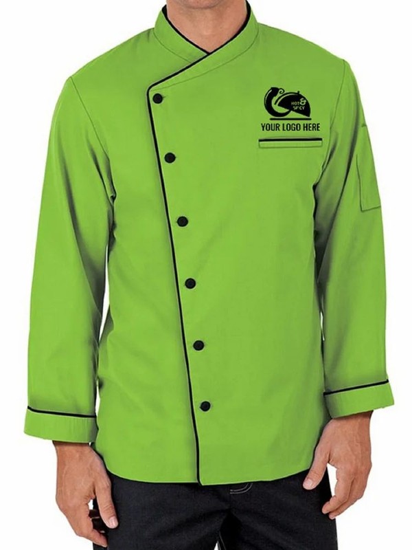 White Polyester Ara Waist Length Chef Coat, Packaging Type: Single Cellophane, Size: Medium