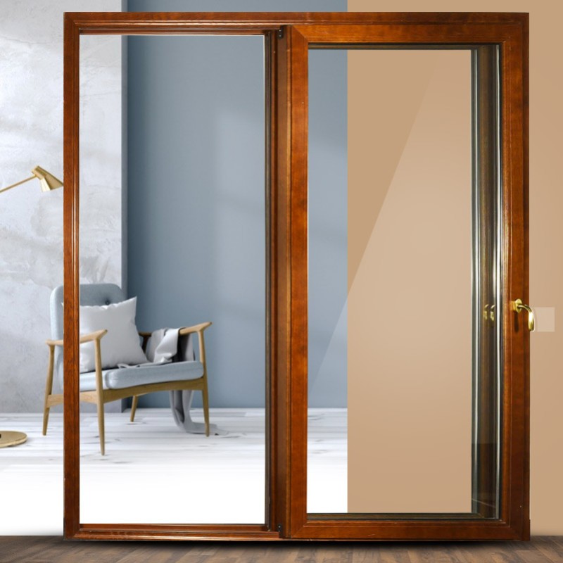zaffiro aluminium clad wood sliding premium quality door in 6ft x 8ft 