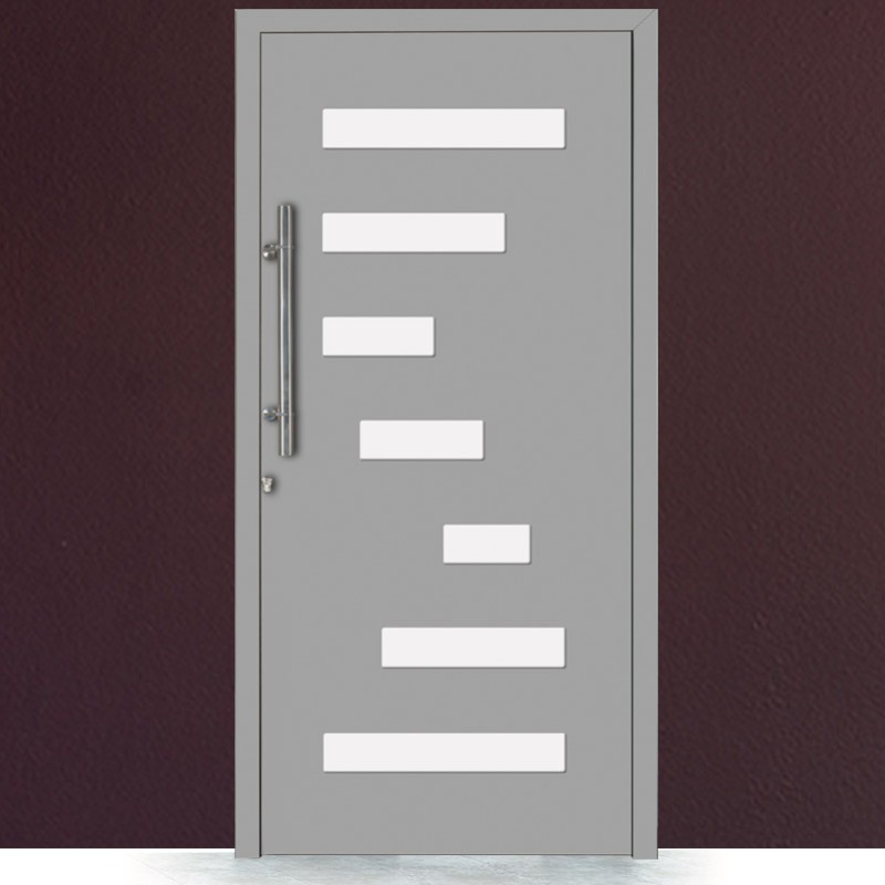 aluminium front door semi glossy aluminium kpd 1006 3 6 ft x 7 ft 