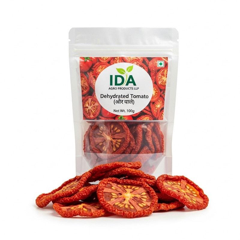 Dehydrated Tomato (Solanum lycopersicum) - 100 gram by Ida Agro Products LLP
