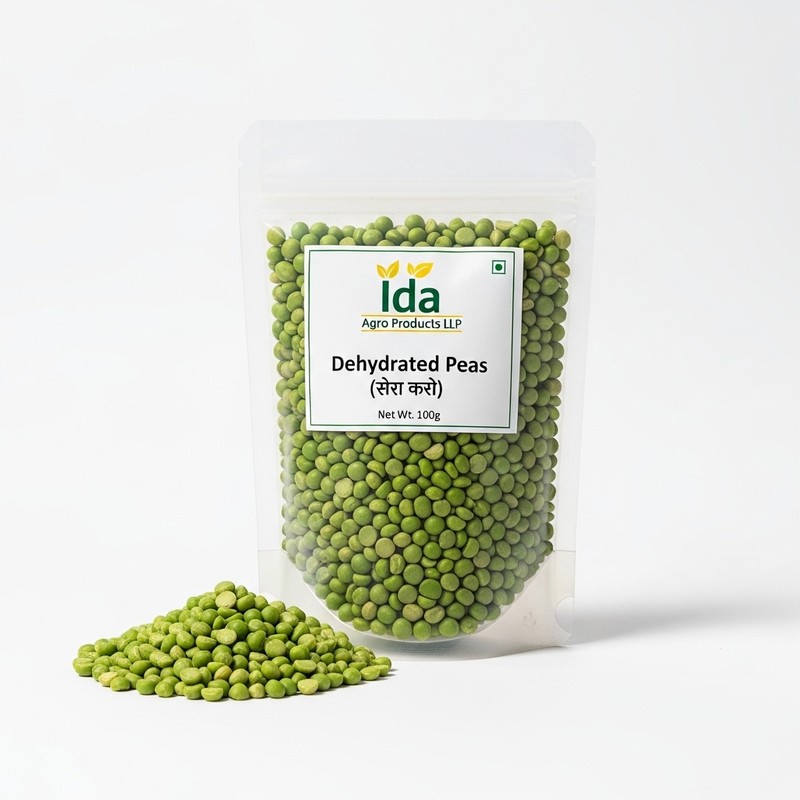 Dehydrated Peas (Pisum sativum) - 100 gram by Ida Agro Products LLP