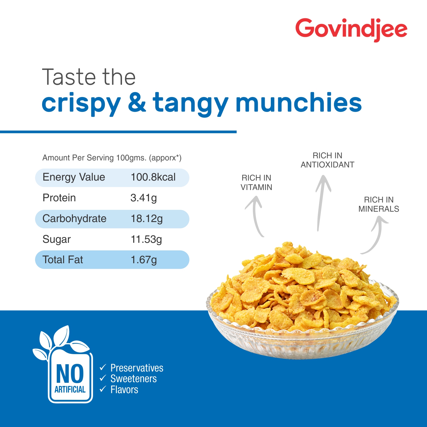 Channelier Sweet & Salty Corn Chips / Corn Poha